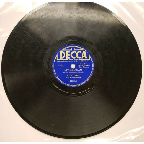 78RPM Let Me Dream - Time Out - Count Basie & Orchestra (R162) - Picture 2 of 4